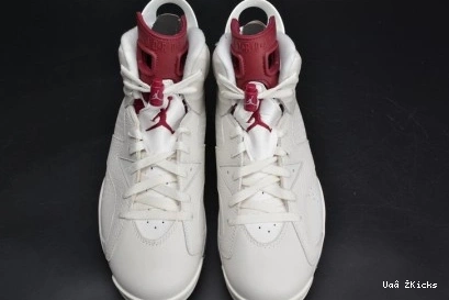 650 Comfortable 6 Jordan 384664-116 Maroon Retro 0822